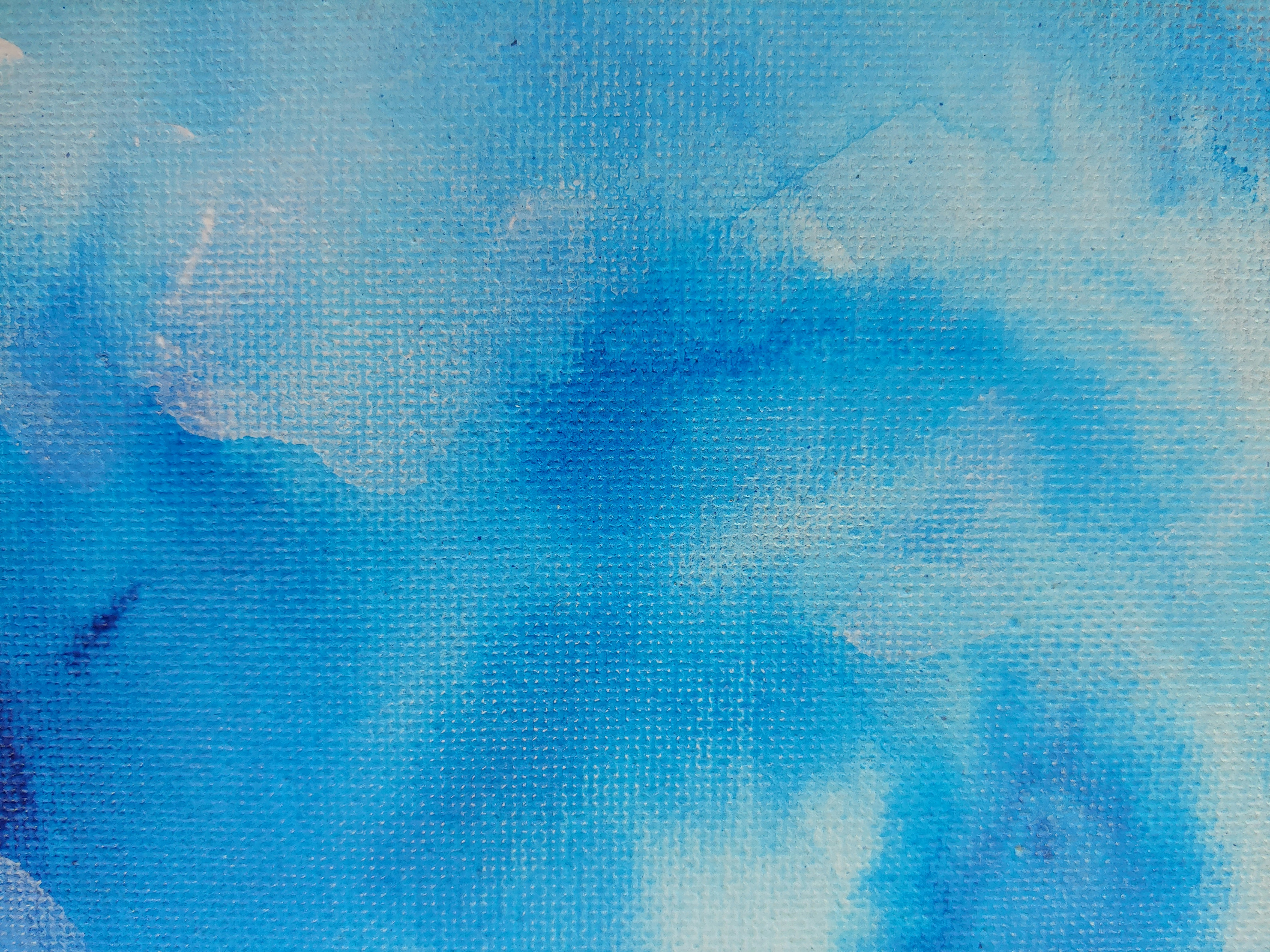 background light blue on canvas